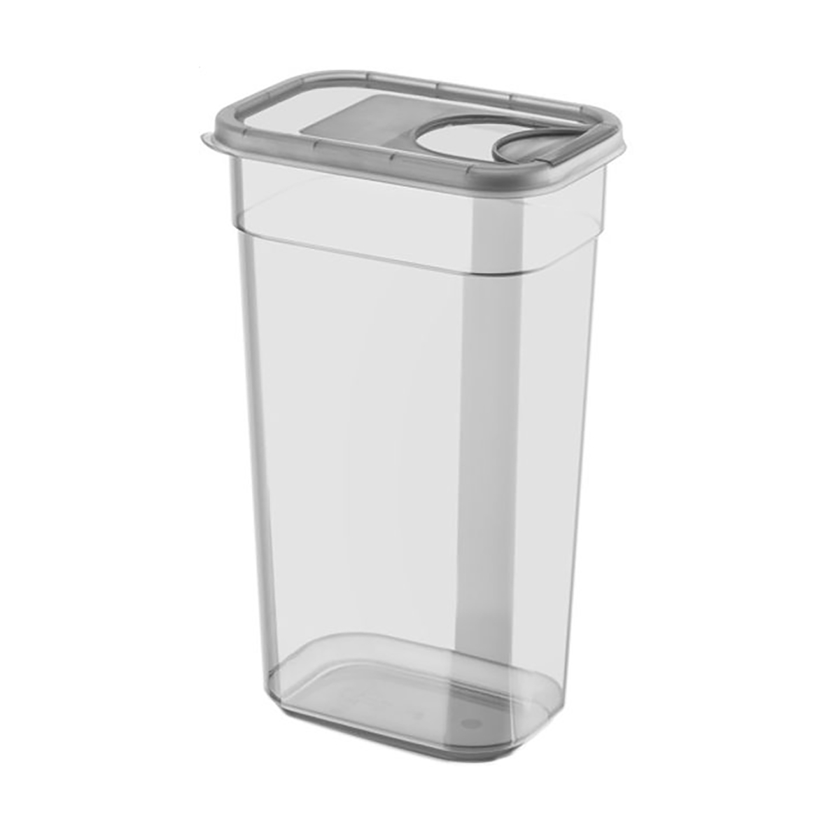Контейнер для сипучих Violet House Transparent Black з кришкою, 27.5*11*16 см, 3.2 л (0373 Transparente Black д/сипучих 3.2 л)